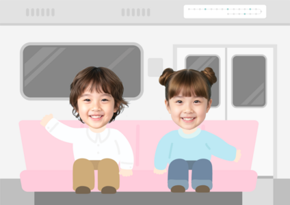 지하철 합성도안